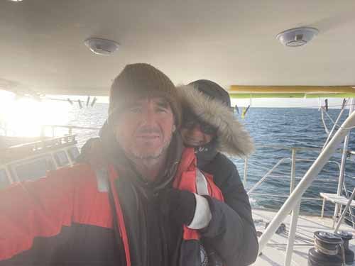 Valkyrie Sailing Charters Crew - Captain Paul and Nicole -Atlantic Ocean Sailing Passage April 2022