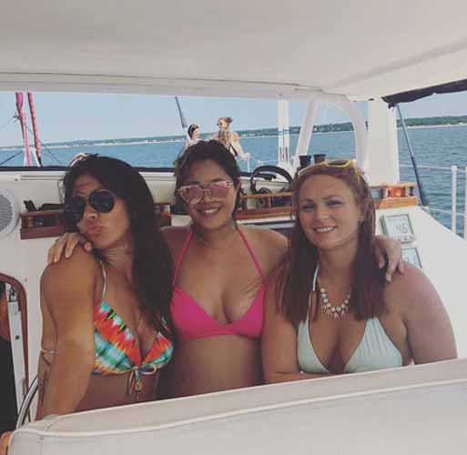Fun hamptons bachelorette sailing party - the best weekend in the hamptons
