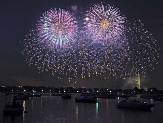 East End Hamptons 4th July Independance Day Fireworks sailboat Party