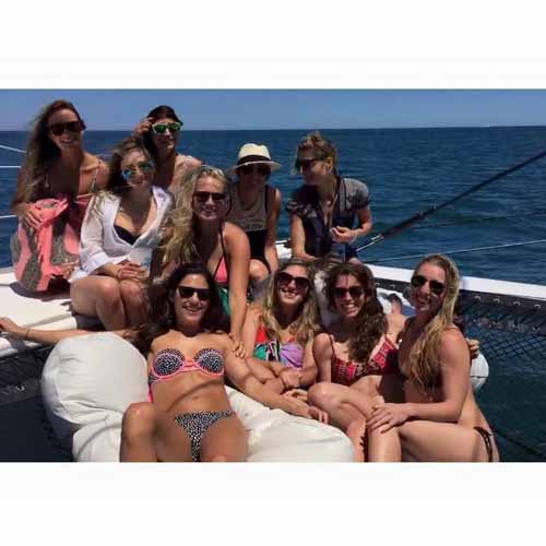 Exciting Hamptons Bachelorette Party boat - private yacht rental with captain