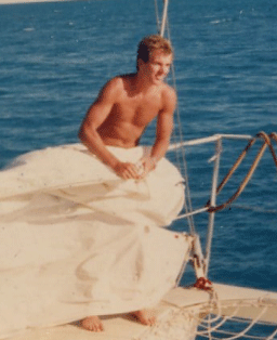 Captain Paul Sailing Indian Ocean 1986