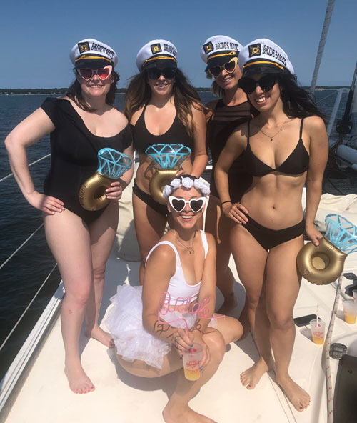 Hamptons private boat rental fun party with captain paul
